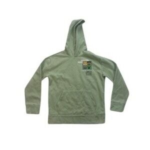 Old Navy Boys Minecraft Creeper Survival Mode Hoodie Sage Green XL 14-16